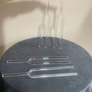 Diapasón de cristal de cuarzo Chakra del tercer ojo de 18mm para meditación y curación - Product Image 3