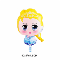 Ballons en aluminium Carton Foil Princesse Rose Diamant 2026 Populaires pour Décoration d'Anniversaire de Fille, Livraison Directe