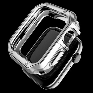 สายนาฬิกาสเตนเลสสตีลและตัวป้องกันหน้าจอ TPU แบบ Electroplated สำหรับ <span class=keywords><strong>Apple</strong></span> Iwatch 7/6/5/4/3/<span class=keywords><strong>2</strong></span>/1 /<span class=keywords><strong>Se</strong></span> - Product Image 6