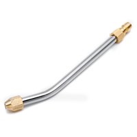 Lance à jet métallique pour lave-auto, pistolet à eau, rallonge, accessoire de nettoyage, lance inclinée pour nettoyeurs haute pression G1/4