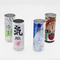 Canettes en aluminium pour boissons gazeuses avec couvercles de canettes de soda 202