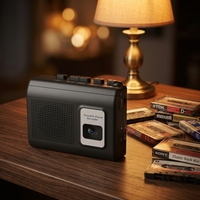 Lecteur et enregistreur de cassettes personnel numérique Walkman, enregistreur de cassettes portable avec cassette