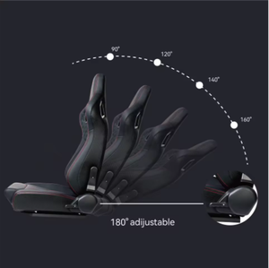 Sièges de voiture noirs YLA de haute qualité, sportifs, réglables, type baquet, pour la simulation de course, compatibles <span class=keywords><strong>BMW</strong></span> et Honda, en cuir - Product Image 3