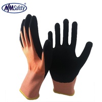NMSAFETY 18 jauge ultra lumière Flex de sable finition résistant aux coupures niveau E,A5 gants CE EN388 4X43E