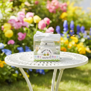 <span class=keywords><strong>Pot</strong></span> à <span class=keywords><strong>miel</strong></span> en céramique personnalisé avec logo, souvenir <span class=keywords><strong>de</strong></span> <span class=keywords><strong>mariage</strong></span> ou <span class=keywords><strong>de</strong></span> fête, avec cuillère en bois pour les invités - Product Image 6