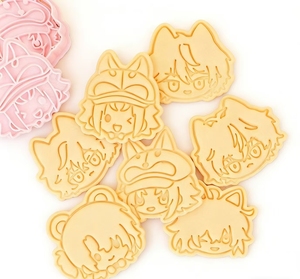 Molde para Galletas 3D con Diseño de Personaje Psíquico, Cortador de Galletas Impreso para Arcilla DIY - Product Image 1