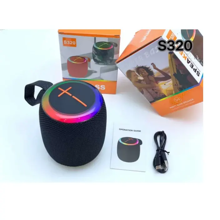 Venta caliente Mini altavoz de plástico portátil inalámbrico Bluetooth FM USB TF alimentado por batería pequeños altavoces para juegos al aire libre fiestas