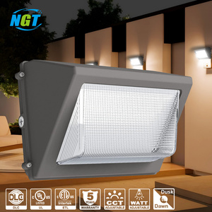 LED Wall Pack Light 120W with Dusk to Dawn Photocell and Glass Lens Security Flood Commercial and Industrial Outdoor Wall Lights - Product Image 1