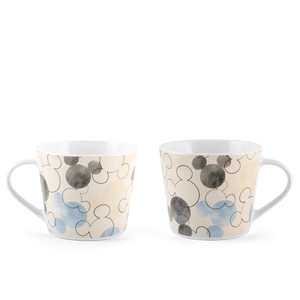 Mug en céramique Mickey Mouse 420 cc avec motif aquarelle pour café ou thé - Product Image 1