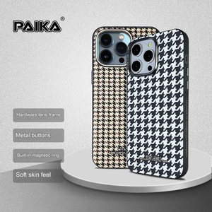 Funda Magnética de Lujo con Diseño de Pata de Gallo para <span class=keywords><strong>iPhone</strong></span> 16 15 14 13 <span class=keywords><strong>12</strong></span> Pro Max, Panel Trasero Rígido de <span class=keywords><strong>PC</strong></span>, Antigolpes, Anti-Caídas, Acabado Mate - Product Image 3
