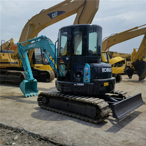 Excavadora Mini Kobelco SK55 Usada, Japonesa, de 5 Toneladas, Motor Original, Sistema Hidráulico Completo, Bomba de Motor, Cucharón de 0.24m, 36kw - Product Image 1