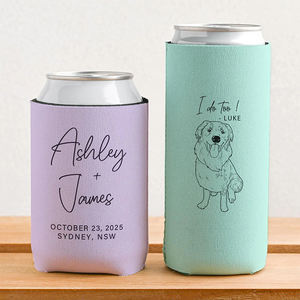 Pendingin Minuman Pernikahan Unik untuk Hewan Peliharaan, Souvenir Pernikahan yang Dipersonalisasi, Perlengkapan Promosi dengan Hewan Peliharaan yang Unik untuk Pernikahan - Product Image 5