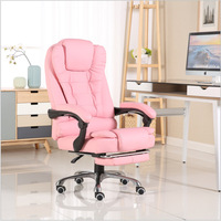 Chaise de bureau de direction marron Pchaisent Luxury, en acier inoxydable, moderne, pivotante, pour mobilier de bureau et immeubles de bureaux, avec base blanche