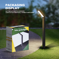 Lampu Taman tenaga surya LED 5V, lampu luar ruangan untuk lampu taman tenaga surya 10W 185*55*975MM