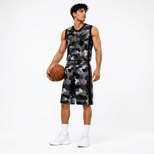 Nouvelle tenue de basketball design moderne, uniforme sportif pour hommes de haute qualité, best-seller, uniforme de basketball imprimé nouveau design pour équipe sportive - Product Image 1
