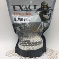 Balas de Plástico ABS EXACT de 0.20g, 6mm, para Juegos de Pistolas de Juguete Electrónicas