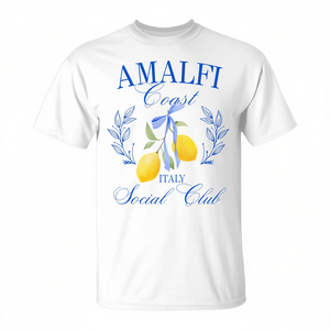 Camiseta promocional para mujer del Social Club Lemon de la Costa de Amalfi, Italia - Product Image 2