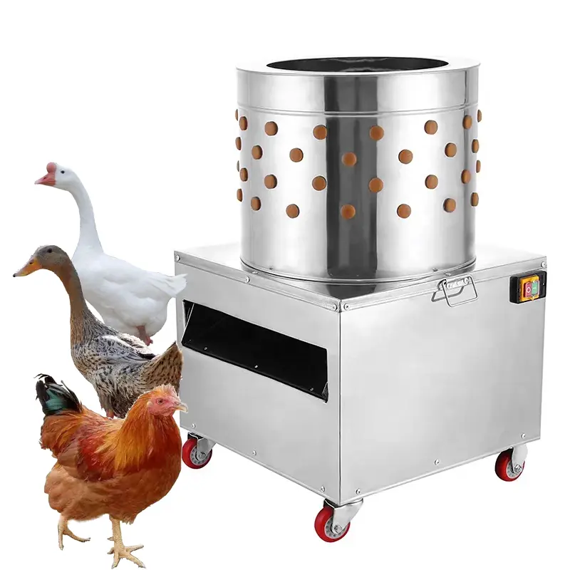 Tavuk Plucker makinesi paslanmaz çelik kazlar ördek Defeather çiftlik kanatlı tavuk tüy temizleme makinesi