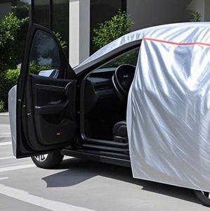 ผ้าคลุมรถกันแดดกันฝนกันฝุ่น พิมพ์โลโก้ได้ตามต้องการ ของขวัญส่งเสริมการขาย ป้องกันรถยนต์ ขายส่งจำนวนมาก ราคาพิเศษ - Product Image 4