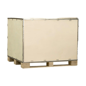 Cajas de Madera Contrachapada Hechas a Medida Hezhong, Libres de Fumigación, con Correas de Acero para Logística y Embalaje - Product Image 4
