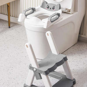 Vente en gros usine : Marchepied de toilette pliable et portable, réglable en hauteur, pour l'apprentissage de la propreté - Product Image 3