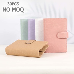Yihe TK FB Meilleure Vente <span class=keywords><strong>Classeur</strong></span> A6 en Cuir Saffiano Façon Épi 10 Couleurs avec 6 Anneaux Argentés, Organiseur/Planificateur de <span class=keywords><strong>Budget</strong></span>, Cadeau des Fêtes - Product Image 1