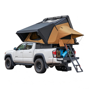 Tente de toit pliable en polycoton imperméable pour l'extérieur, toutes saisons, pour voiture/camion 4x4 tout-terrain, tente de <span class=keywords><strong>camping</strong></span> - Product Image 1