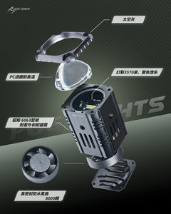 Venta al por mayor: Sistemas de iluminación para motocicletas AJ LIGHT DESIGN MINI-FOGYY, faros antiniebla mini blancos/amarillos de 12W para reacondicionamiento/actualización, 12 meses de garantía. - Product Image 6