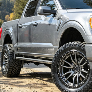 <span class=keywords><strong>Jantes</strong></span> Beadlock Concaves Profondes Tout-Terrain Noir Mat Personnalisées 16-22 Pouces Style Rebel D679 pour F-150 RAM-1500 Tundra Wrangler - Product Image 4