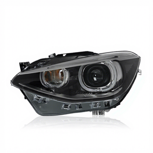 Faro anteriore WLJ per <span class=keywords><strong>BMW</strong></span> Serie 1 <span class=keywords><strong>F20</strong></span> 12-14, gruppo ottico modificato di alta gamma con Angel Eyes LED DRL e lente per luci diurne - Product Image 4