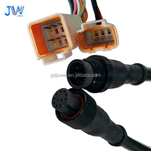 工业M12防水IP67公母连接器，用于摩托车汽车电脑和家用电器的3-8针电缆 - Product Image 4