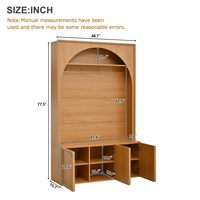 Buffet moderne en panneaux de particules, finition anthracite/chêne Evoke, 5 compartiments, 1 tiroir - Durable, montage facile, chambre/salon
