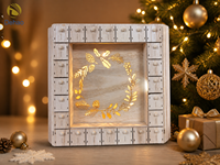 Boîte cadeau de Noël écologique haut de gamme avec logo personnalisé, fermeture magnétique à rabat, biodégradable, boîte de calendrier de l'avent, boîte à bougies, recyclée