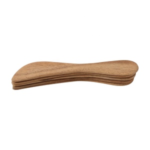 Couteau à beurre électrique en <span class=keywords><strong>bois</strong></span> d'acacia, 5 pièces, couteau à épandeur en <span class=keywords><strong>bois</strong></span>, sans percer - Product Image 6
