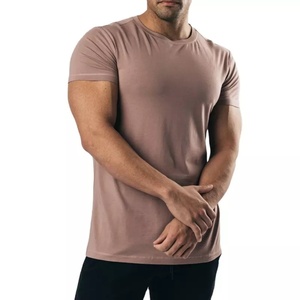 Camisetas de Hombre de Alta Calidad del Fabricante, Ajuste Entallado, Ropa Deportiva para Gimnasio, 95% Algodón, 5% Elastano, Camiseta con Estampado Personalizado para Hombre - Product Image 2