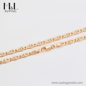 XUPING-collares de cadena cubana gruesa facetada, joyería de estilo mexicana, 18K, color dorado, ML Store, ML64021 - Product Image 4