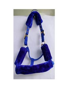 Halter de silla de montar occidental Premium para caballos con relleno de visón suave y equipo ecuestre de nailon duradero - Product Image 1