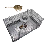 Piège à souris en fil galvanisé, cage de capture humaine pour attraper les rats vivants, pour le contrôle des rongeurs en intérieur