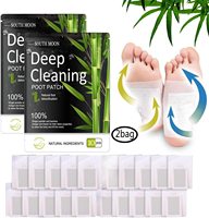 Coussinets pour les pieds Detox Nettoyage en profondeur Dissolvant de toxines Produit de beauté et de soins personnels pour la désintoxication du corps