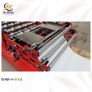 Machine de formage à froid automatique à grande vitesse pour tôles métalliques à double couche, machine de formage à froid pour tuiles de <span class=keywords><strong>toiture</strong></span> IBR - Product Image 4