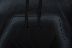 Sweat à capuche oversize de luxe en coton 100% effet vieilli, style hip-hop, pour homme - Product Image 5