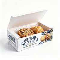 Caja para Galletas con Impresión a Todo Color Personalizada, Caja de Cartón Ecológica para Alimentos, Estilo Cajón, con Ventana