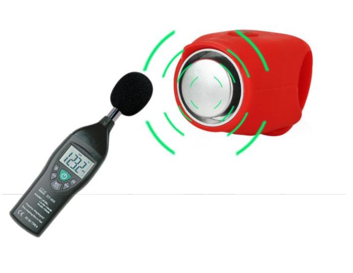 Bicycle electric horn mountain bike bell balance car electronic horn personalized bicycle silicone bell riding accessories