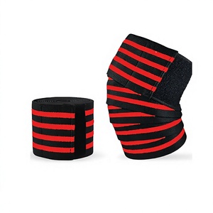Custom Fitness Compression Elastic Knee Wrap Bandages Neoprene Powerlifting Weight Lifting Equipment Non-Slip Unisex for - Product Image 2