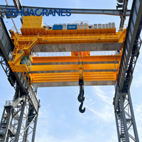 Grue de fonderie à quatre poutres robuste YZS pour la manutention de métaux fondues en aciéries