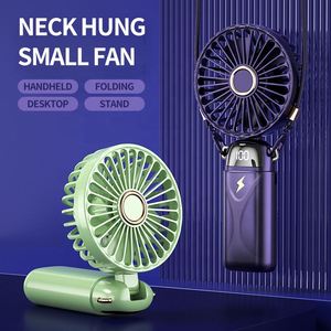 2026 New Arrivals Usb Rechargeable Portable Pocket Small <b>Table</b> With Phone Holder Handheld Mini or Neck Fan for Outdoor - Product Image 4