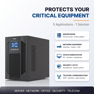 UPS en Línea de 1kVA para Pequeñas Empresas, Batería Externa, Tiempo de Respaldo Flexible - Product Image 6