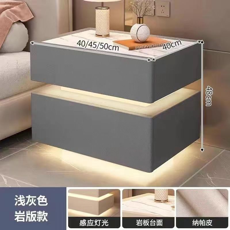 Doble iluminación en techo de porcelana tipo losa [gris claro]