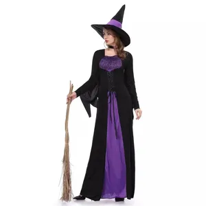 <span class=keywords><strong>Disfraz</strong></span> de <span class=keywords><strong>Bruja</strong></span> de Halloween para <span class=keywords><strong>Mujer</strong></span> Adulta Traje para Fiestas de Discoteca y Actuaciones Escénicas Vestido de Cosplay - Product Image 5