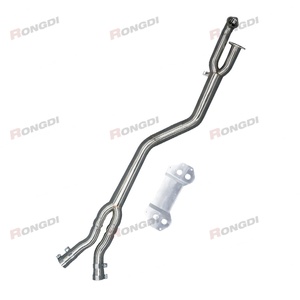 S58 Midpipe for 2020+ BMW M4 G82 M3 G80 Single Midpipe Exhaust G82 M4 G80 M3 Midpipe with <b>Extended</b> Brace - Product Image 6